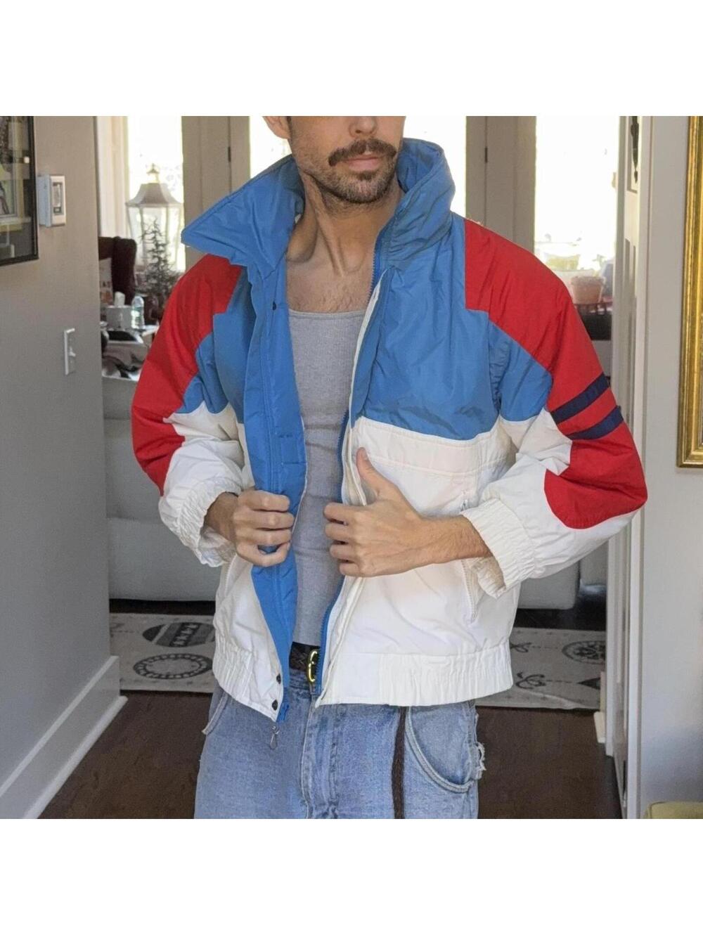 🏁 Vintage Trader Bay Colorblock Ski Jacket — Unisex M